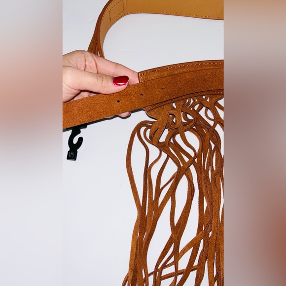 Smart Set Fringe Belt - Genuine Suede - Picture 4 of 8